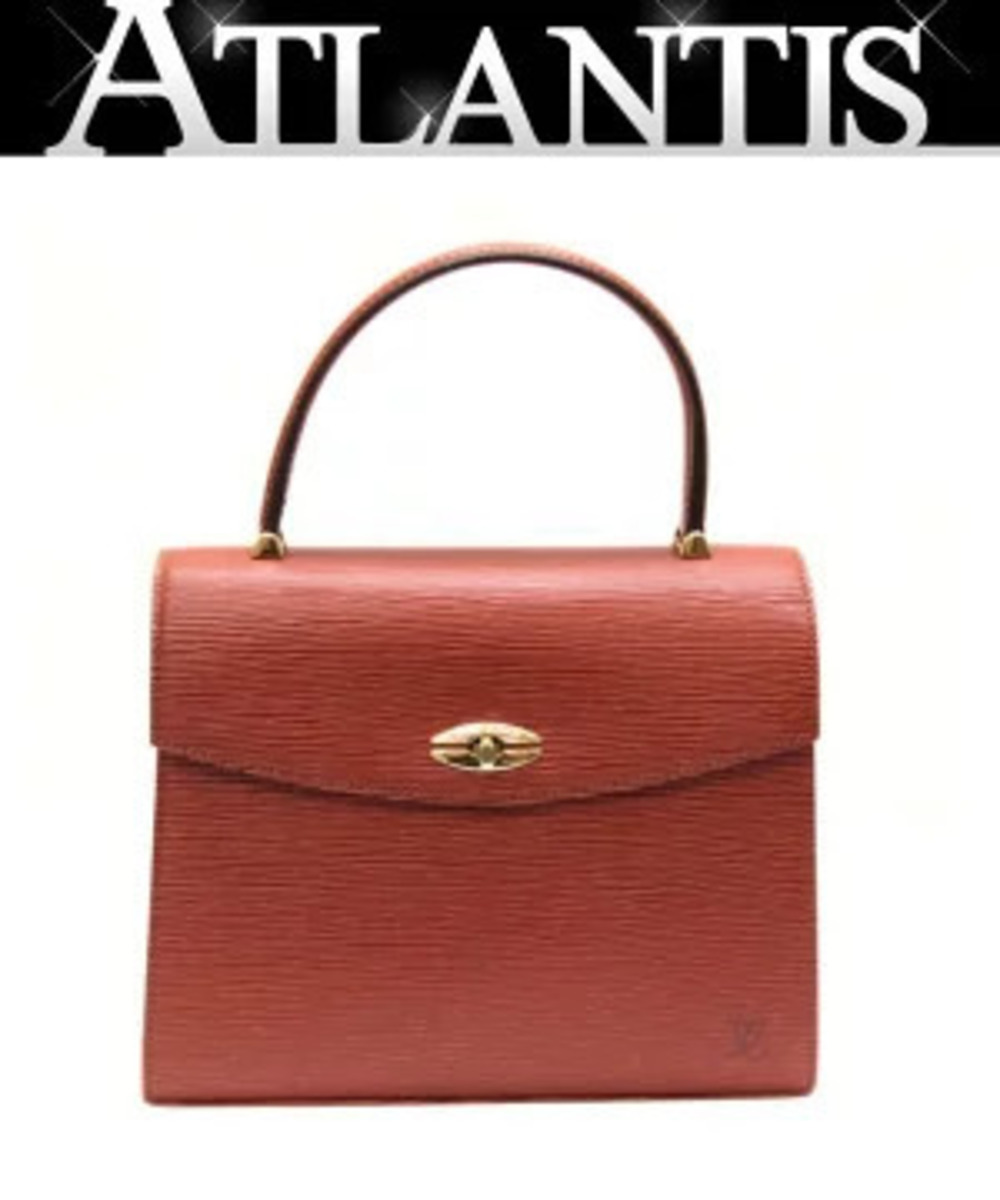 Louis Vuitton Malesherbes handbag Epi leather Kenya Brown